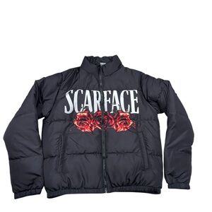 Scarface Black Puffer Jacket
